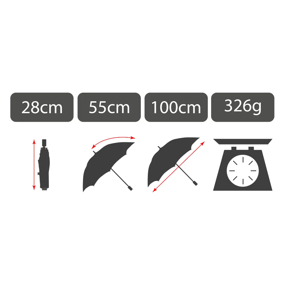 21" Auto Open/Close Umbrella