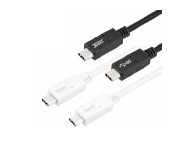 3sixT BLACK Cable - USB-C to USB-C V2.0 - 1m