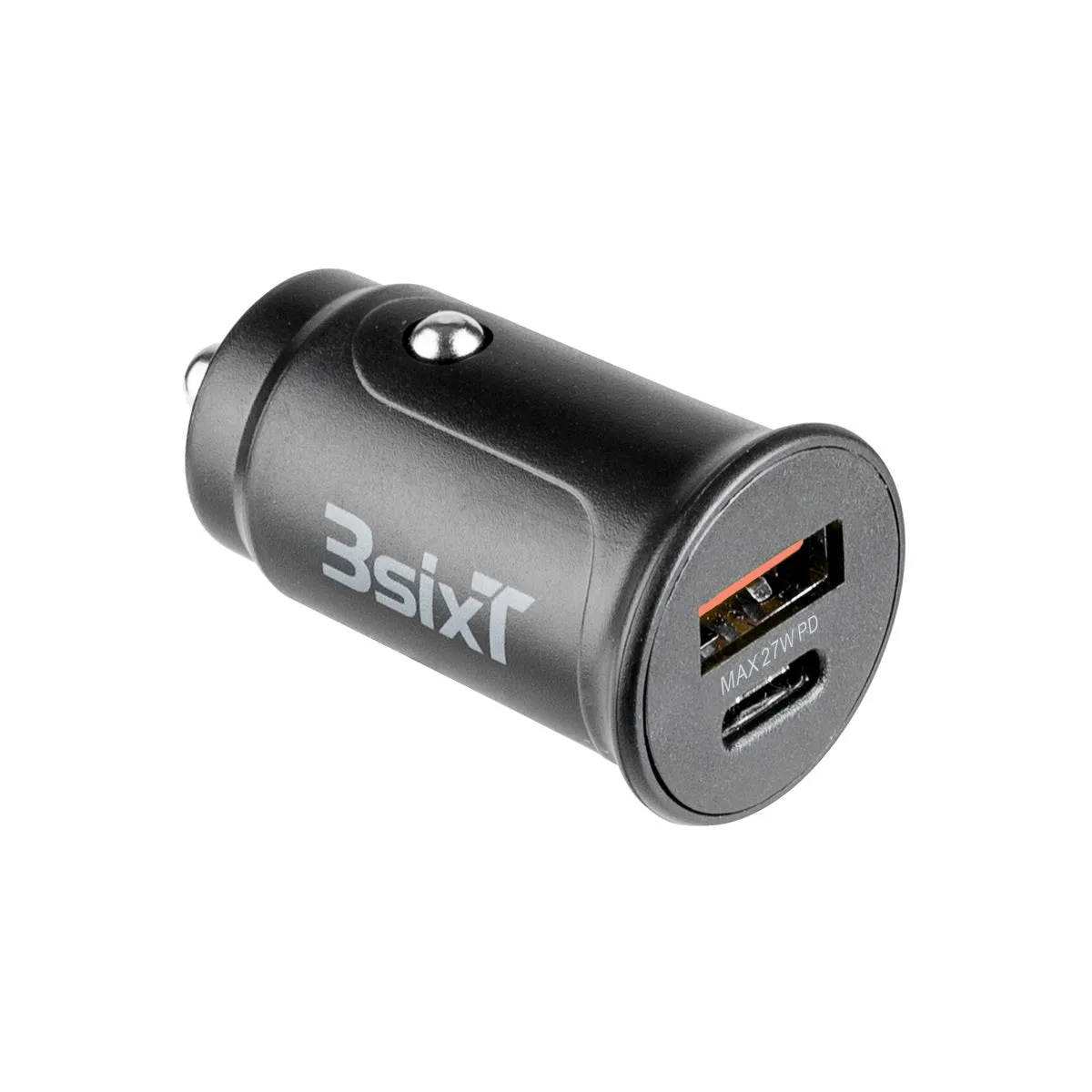 3sixT Car Charger 27W USB-C   USB-A QC3.0 for Phones