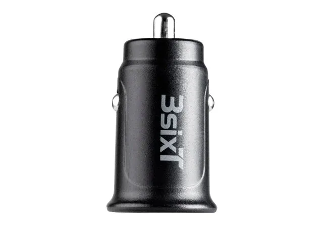 3sixT Car Charger 30W USB-C   USB-A - Black