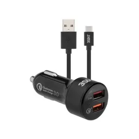 3sixT Car Charger 5.4A   USB-A to USB-C Cable 1m