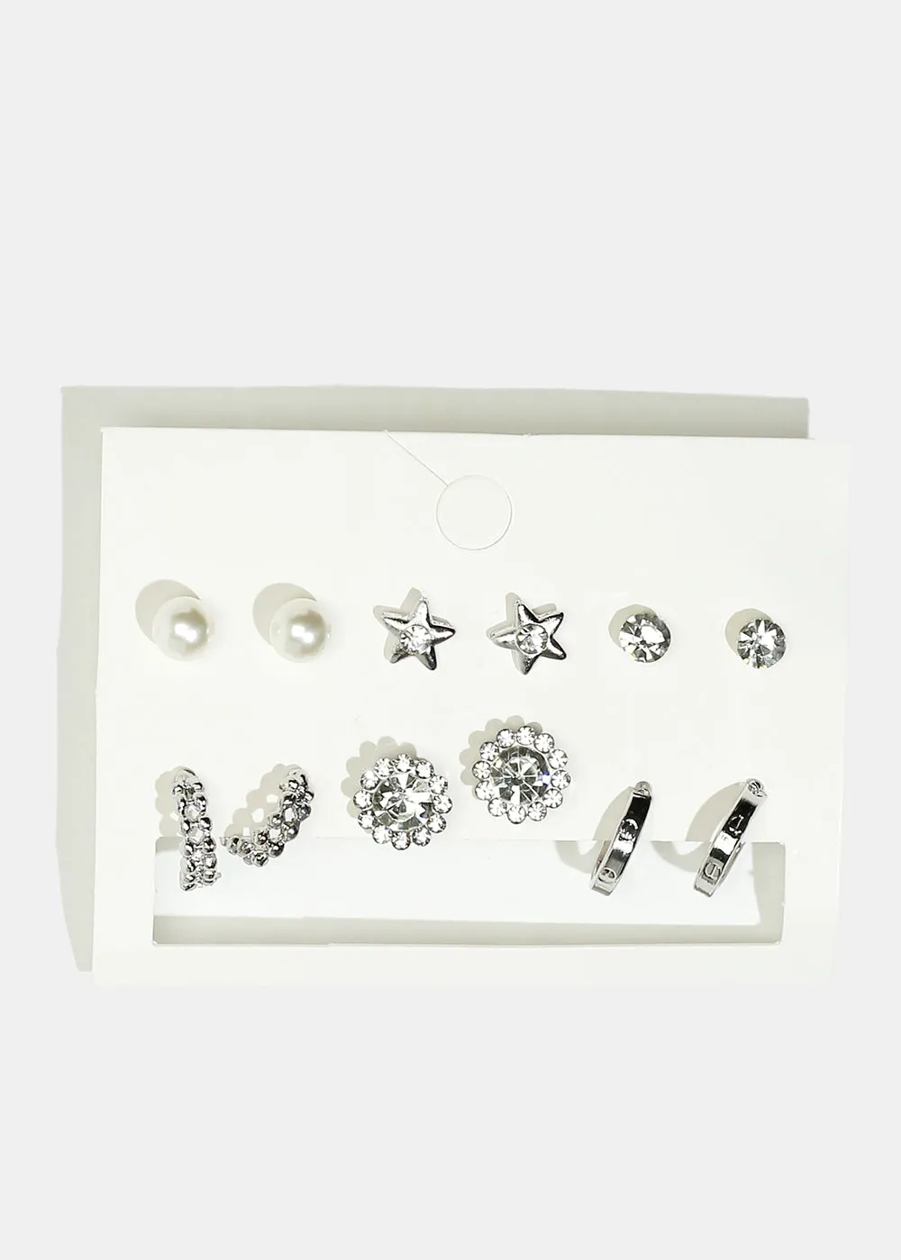 6-Pair Fashion Earrings