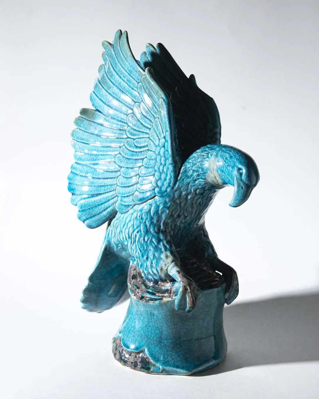 Adorable Eagle Figurine - Blue