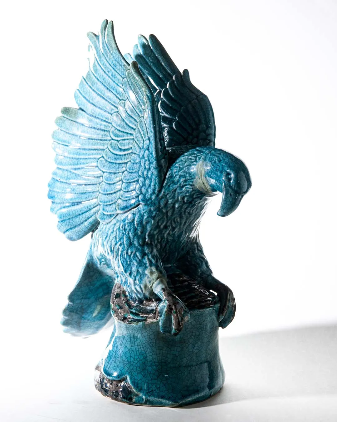 Adorable Eagle Figurine - Blue