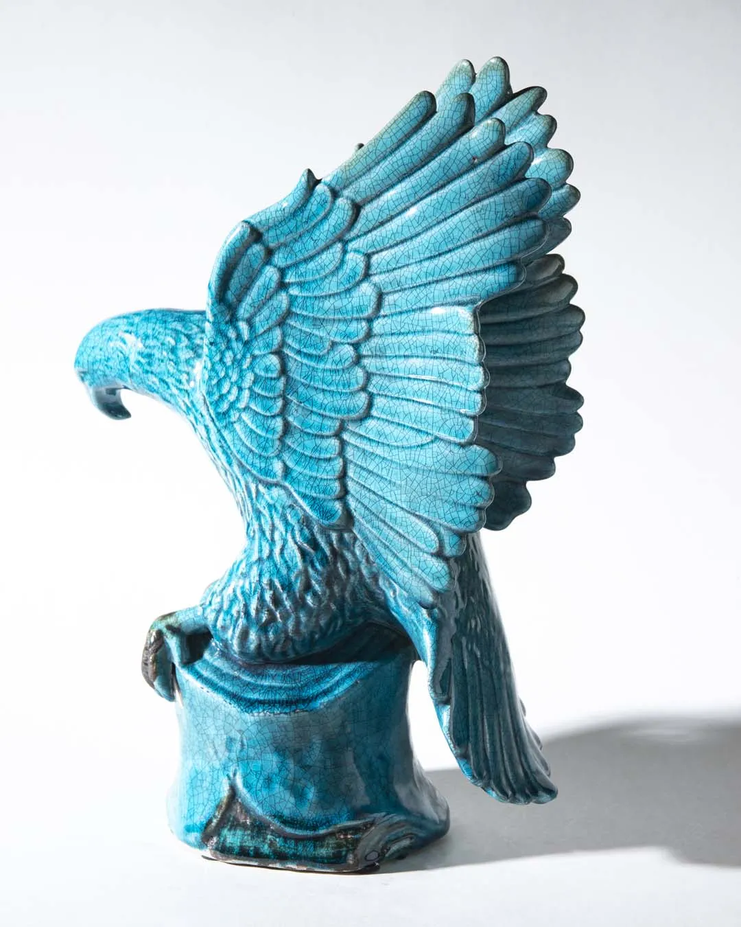 Adorable Eagle Figurine - Blue