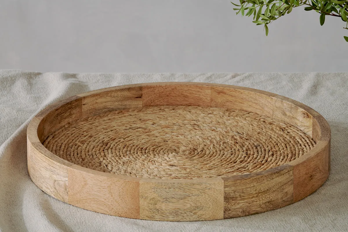 Akila Mango Wood Tray - Natural