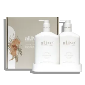 Al.ive Wash & Lotion Duo   Tray | Mango & Lychee