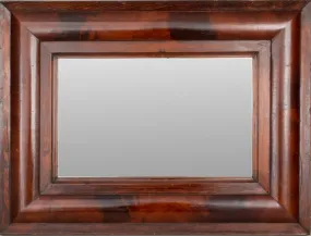 American Empire Mahogany Ogee Mirror