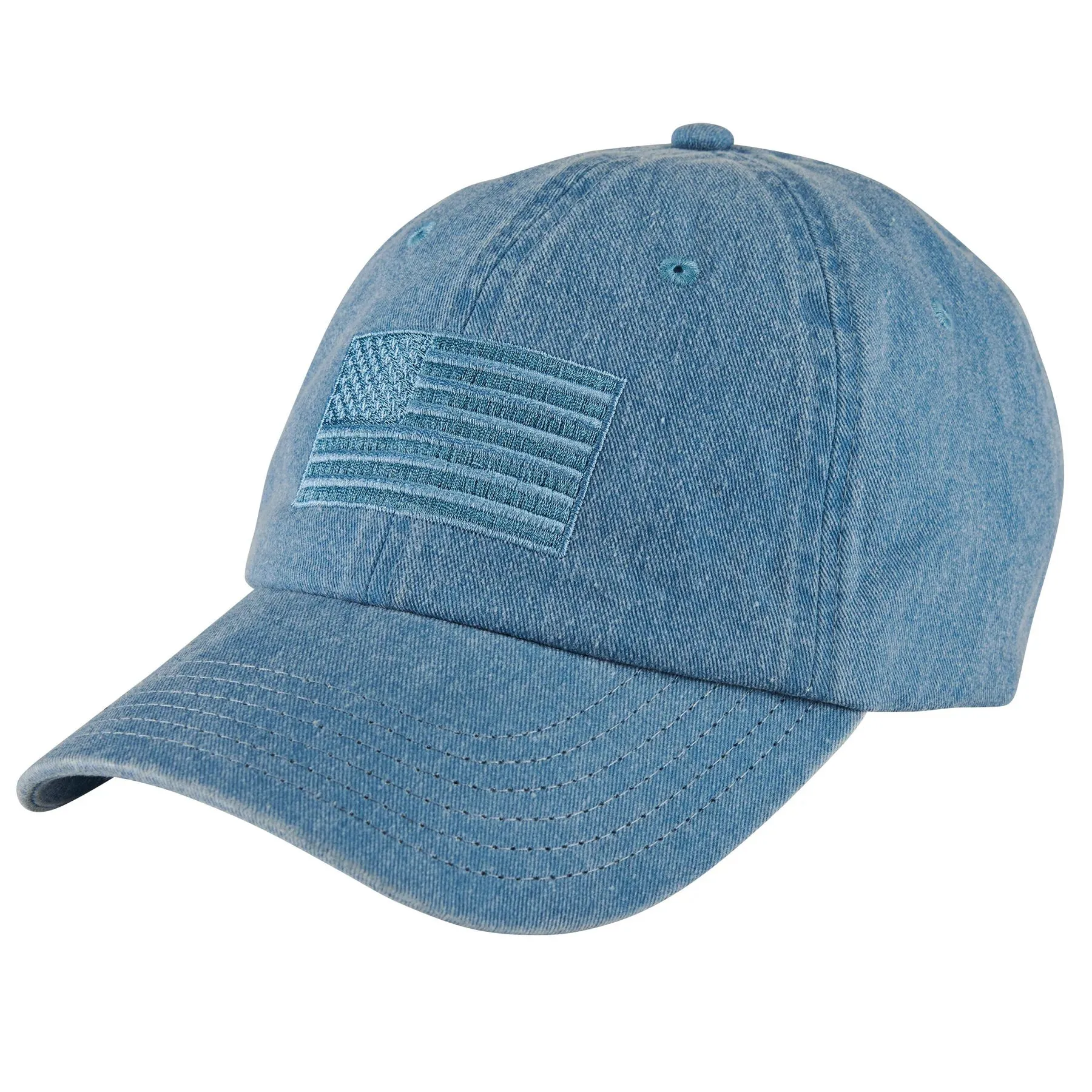 American Flag Denim Cap