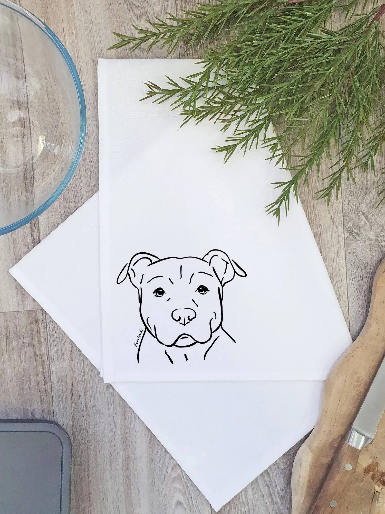 American Staffordshire Terrier Tea Towel