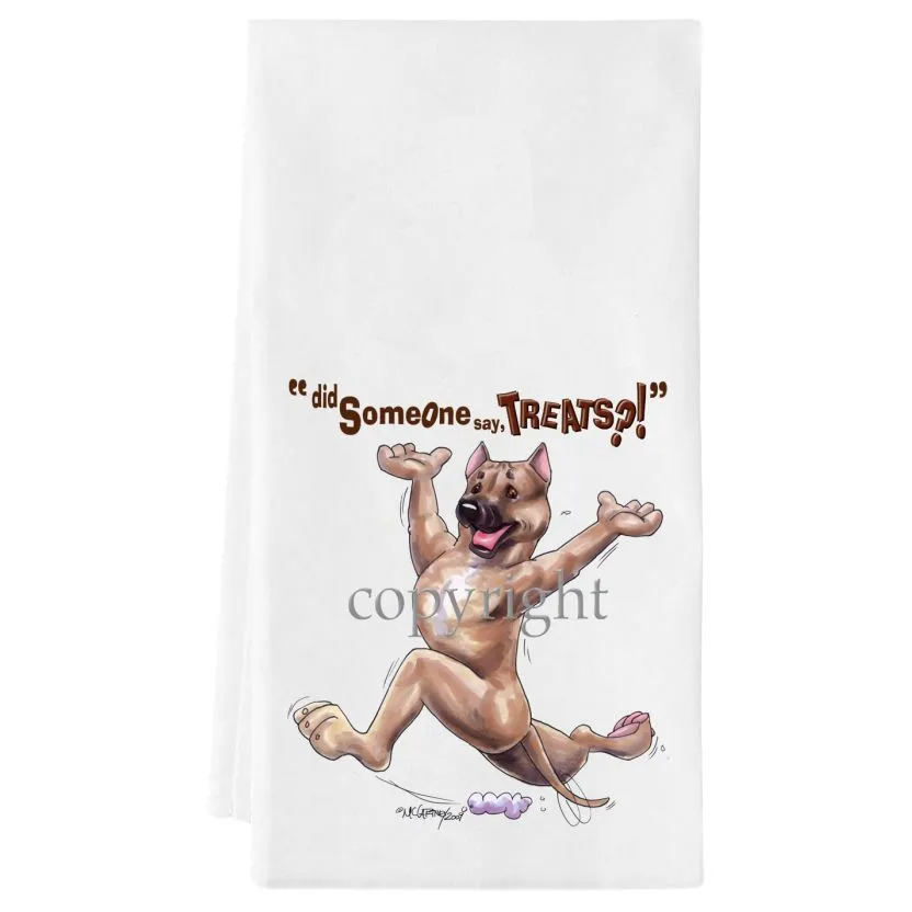 American Staffordshire Terrier - Treats - Towel