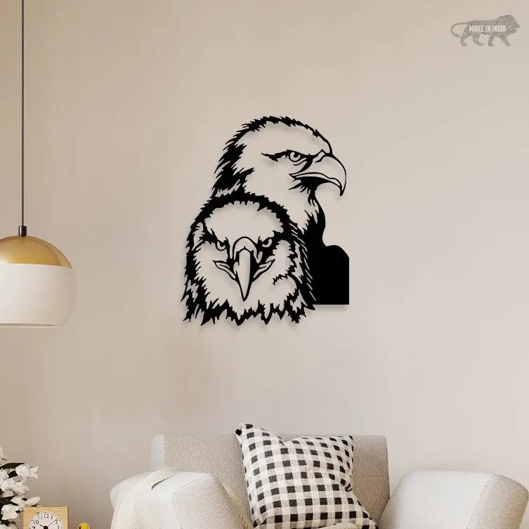 American Two Eagle Metal Wall Art