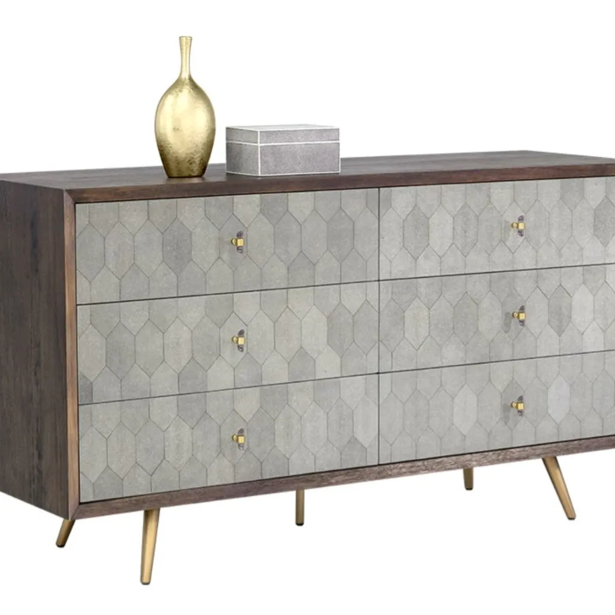 Aniston Dresser Dark Mango by Sunpan