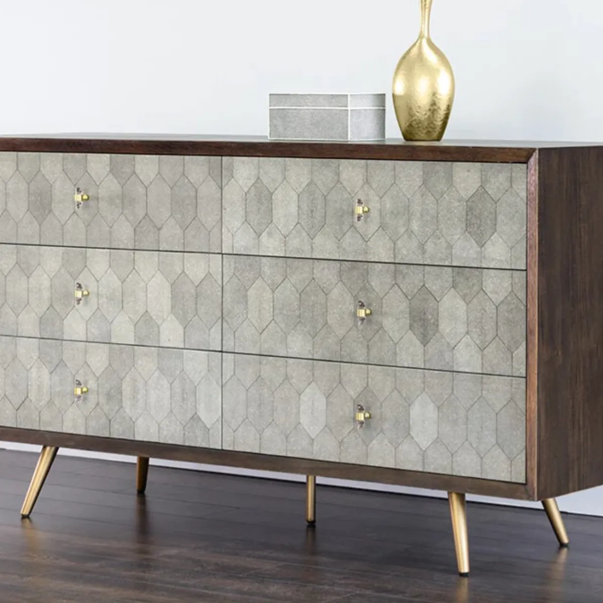 Aniston Dresser Dark Mango by Sunpan