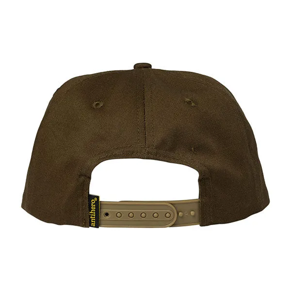 Anti Hero Eagle Snapback Brown