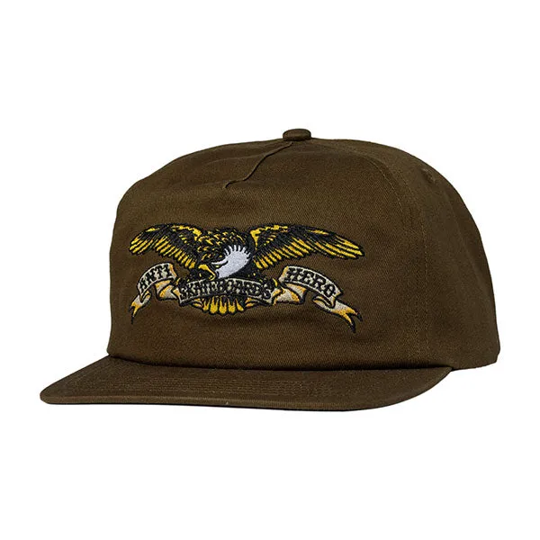 Anti Hero Eagle Snapback Brown