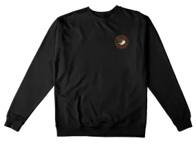 Antihero Eagle Round Crewneck Black/Orange