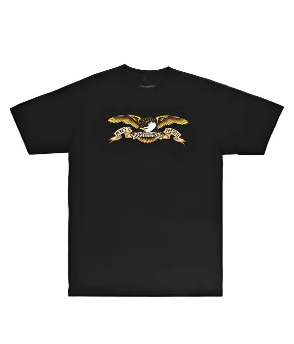 ANTIHERO Eagle T-Shirt Black Print