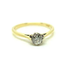 Antique Victorian Old Cut Diamond Ring