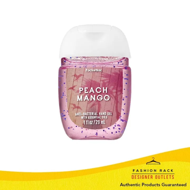 Peach Mango PocketBac Hand Sanitizer - 29ml - Nourishing & Refreshing Antibacterial Gel from Bath & Body Works