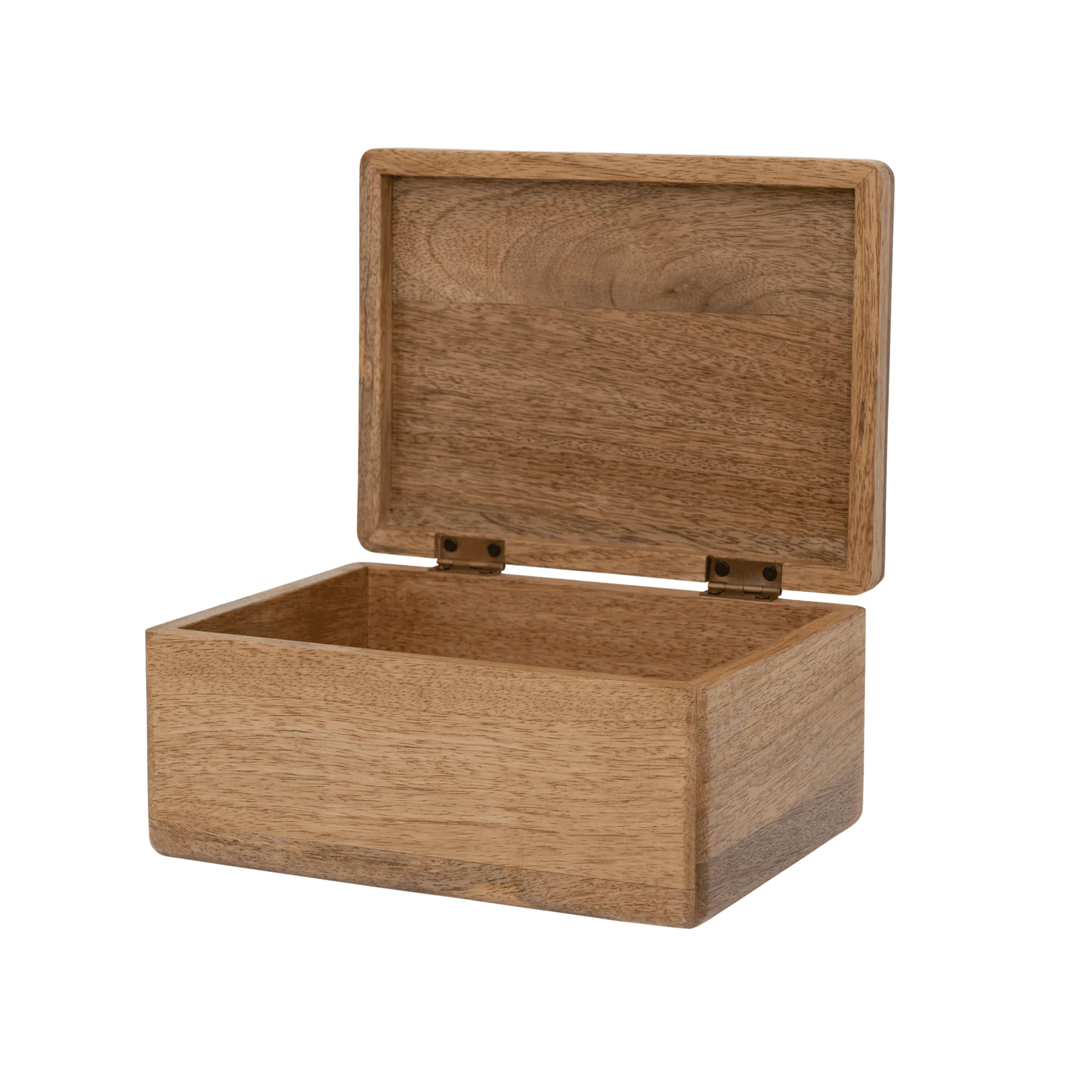 Box mango wood set of 2