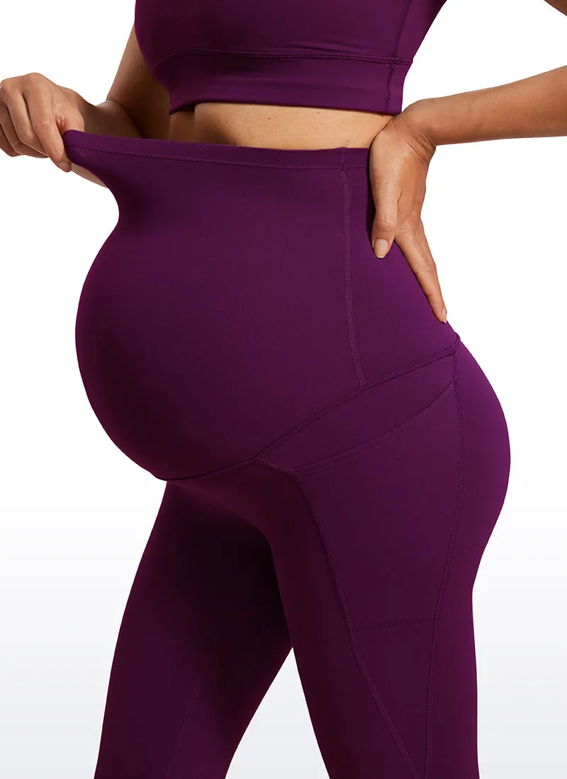 Butterluxe Maternity Leggings with Pockets 21"- Super High Waist