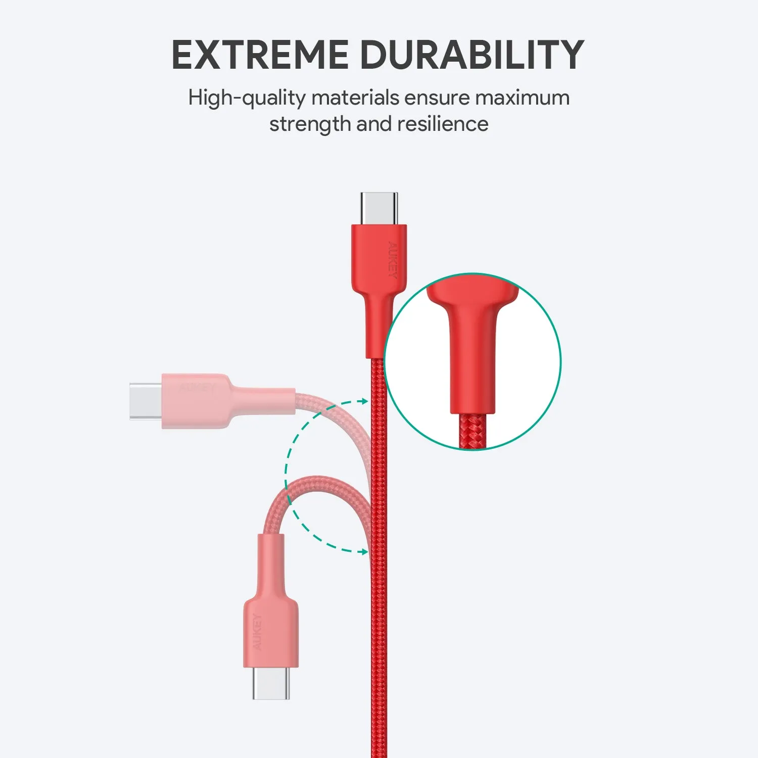 CB-CD19 USB C to USB C Nylon Aramid Fiber PD Cable - 2m