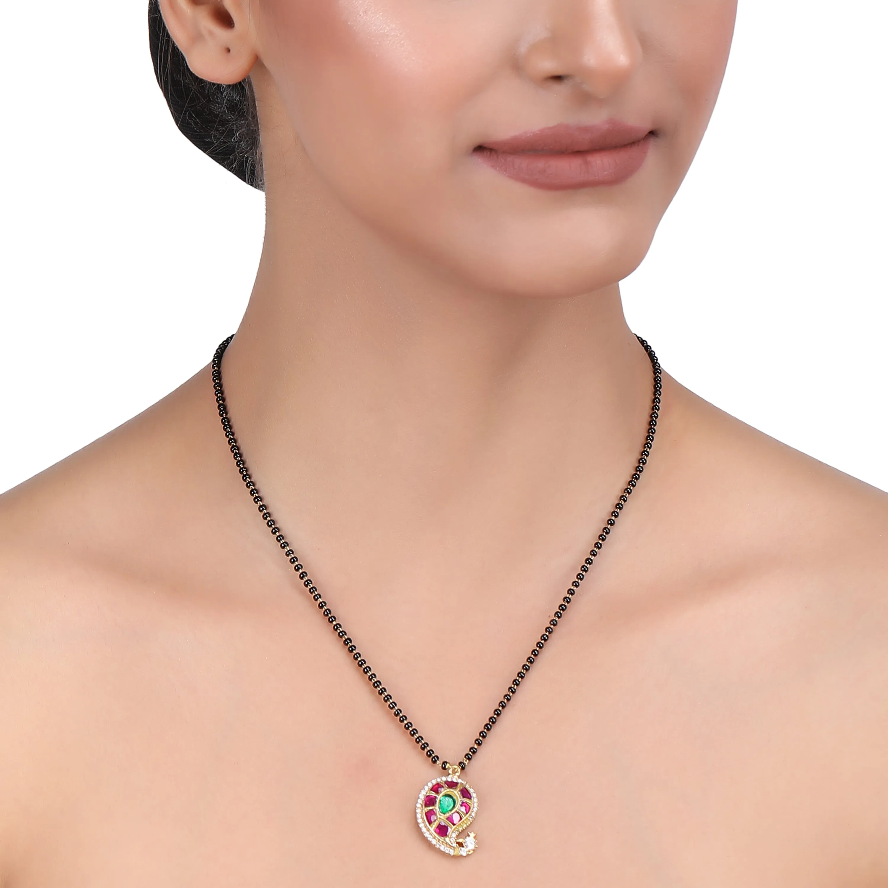 Chaav Mango Mangal Sutra Necklace