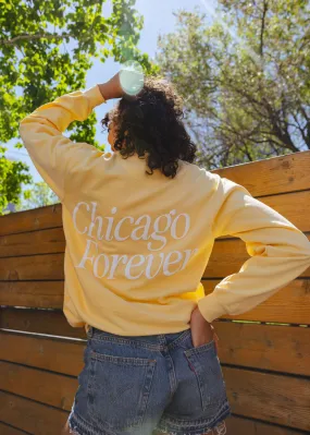 Chicago Forever! Garment-Dyed Sweatshirt - Butter