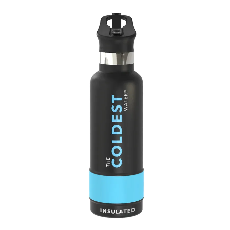 COLDEST SPORTS BOTTLE MATTE BLACK 21 OZ