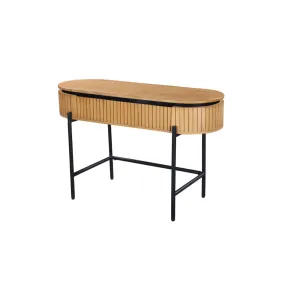 COPENHAGEN - Fluted Solid Mango Wood Desk