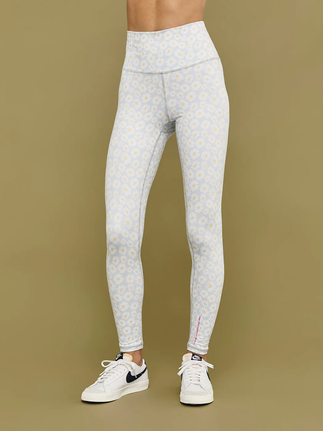 Daisys On Dusty Blue TLC Legging - Daisys On Dusty Blue