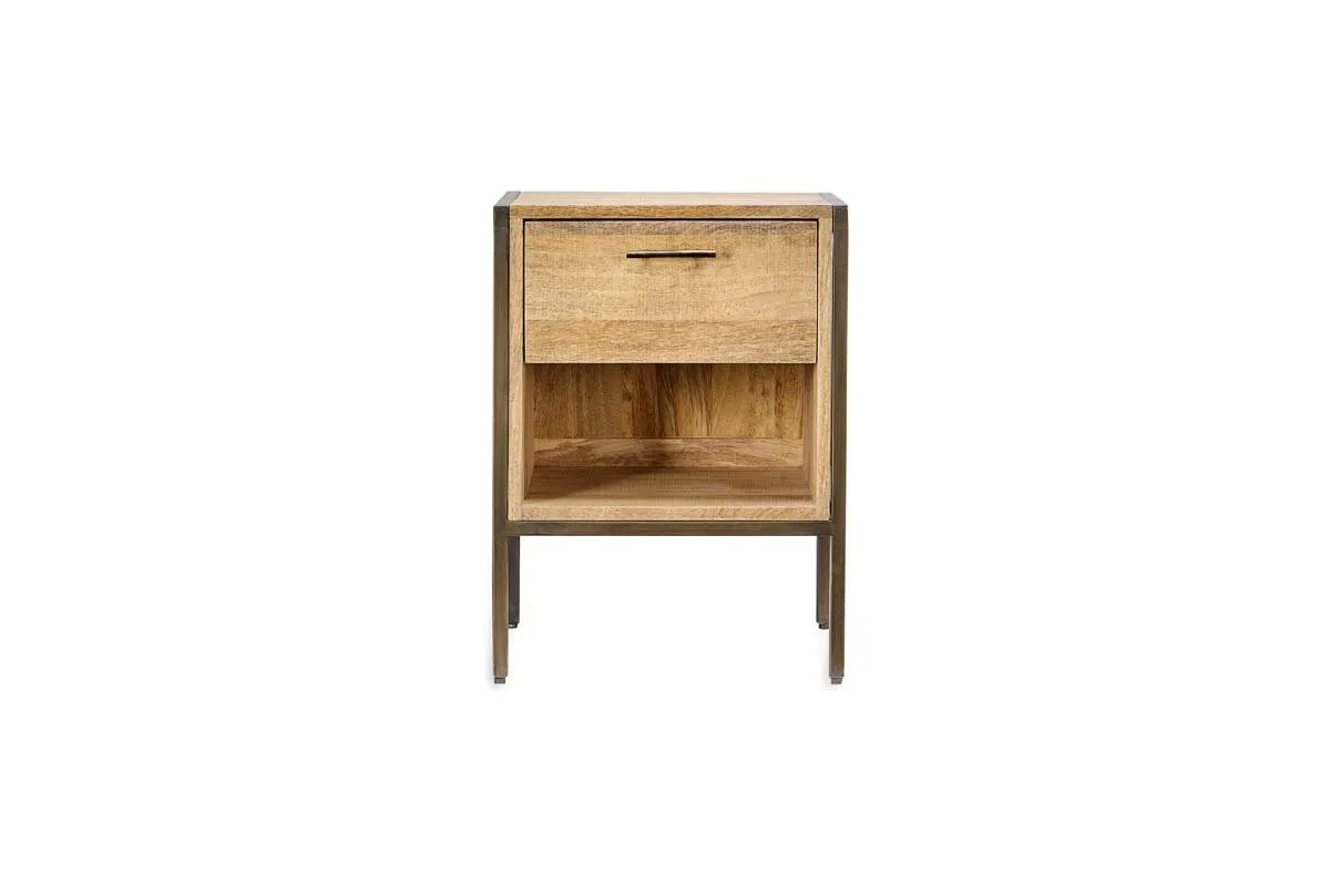 Dasai Mango Wood Bedside Table