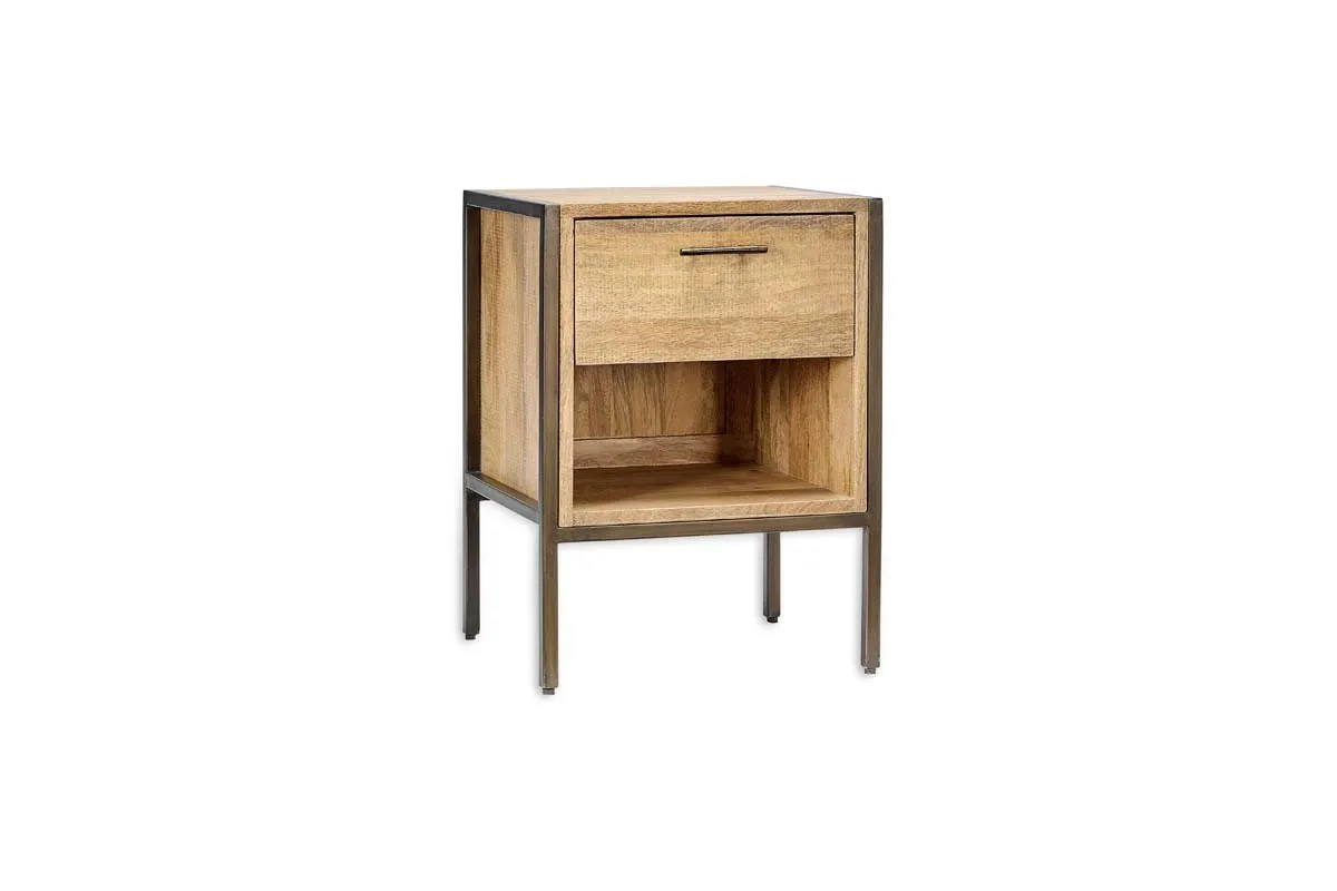 Dasai Mango Wood Bedside Table