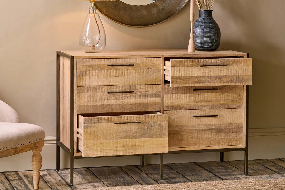 Dasai Mango Wood Chest of Drawers