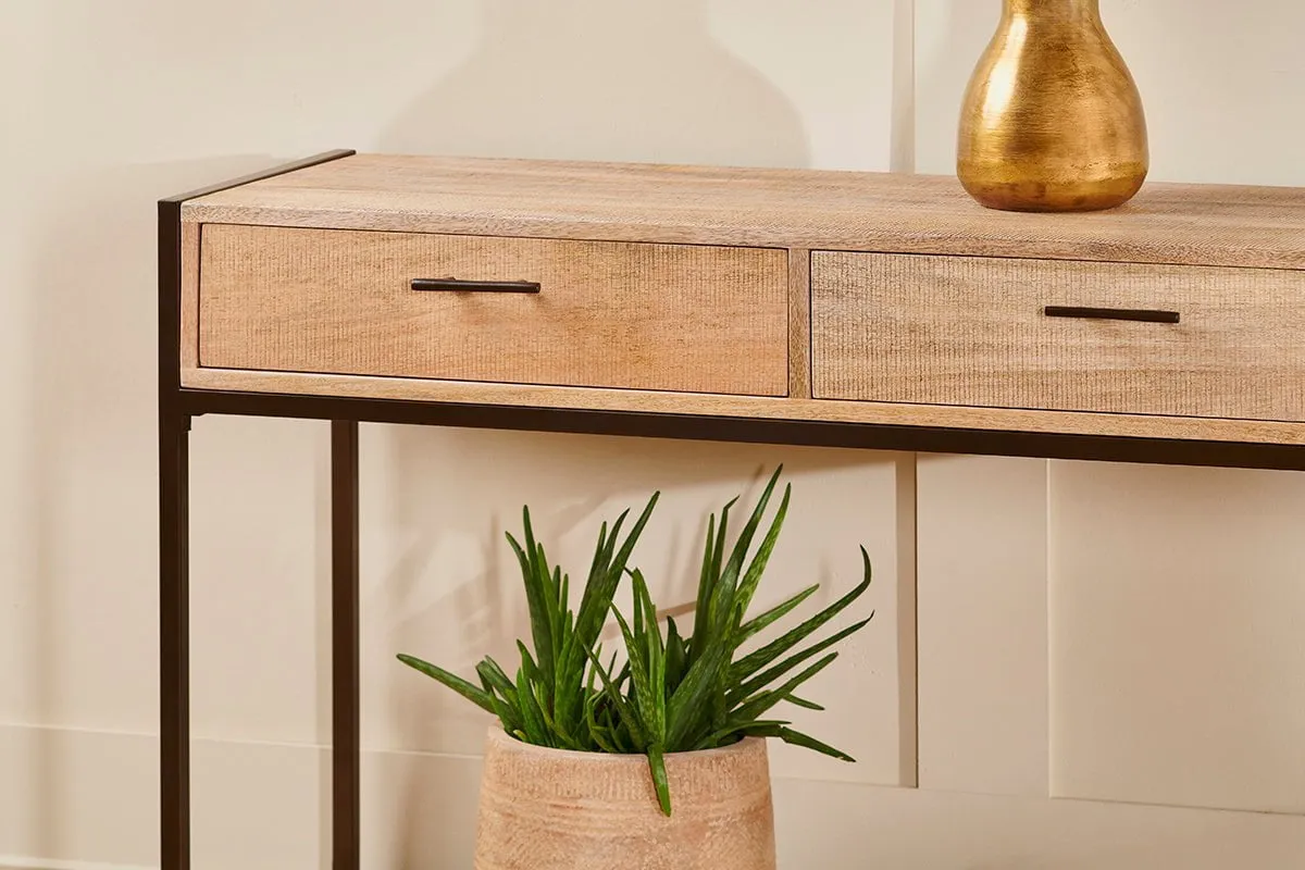 Dasai Mango Wood Console Table