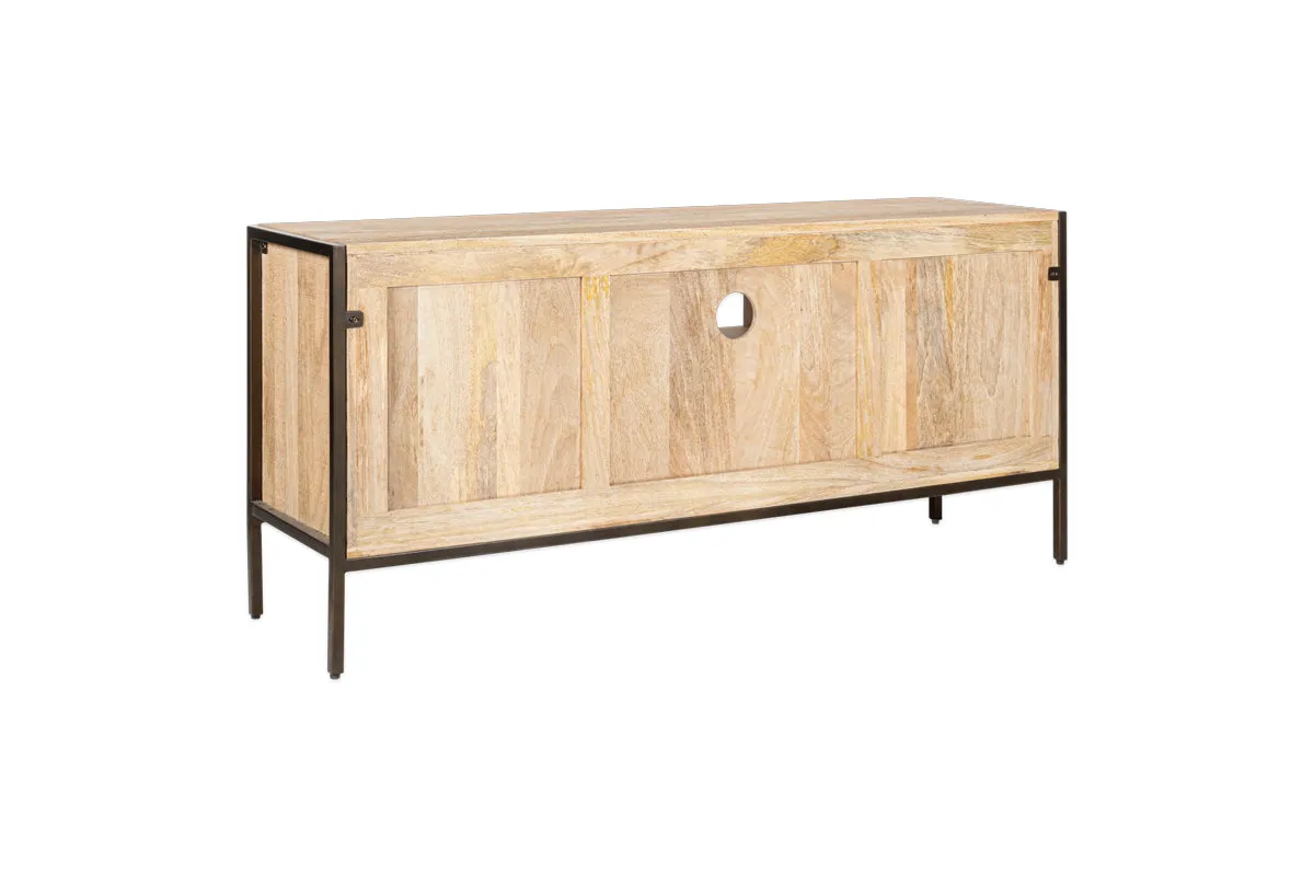 Dasai Mango Wood Media Unit