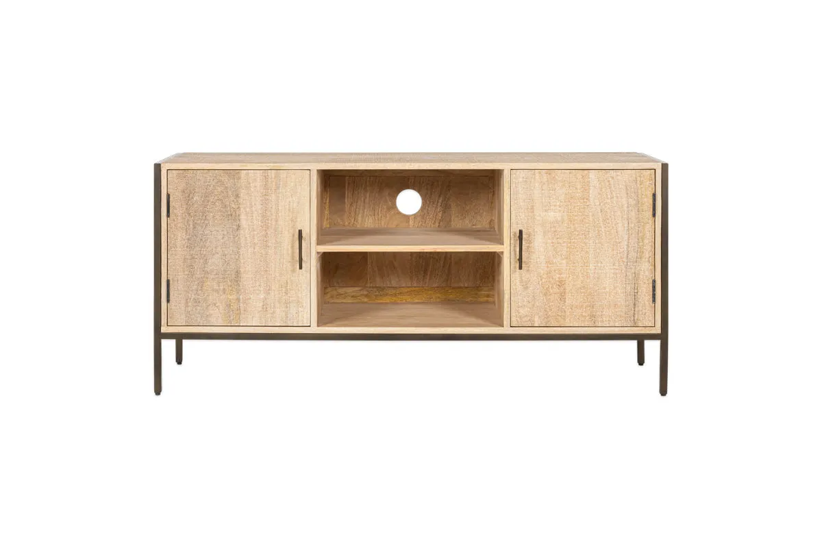 Dasai Mango Wood Media Unit