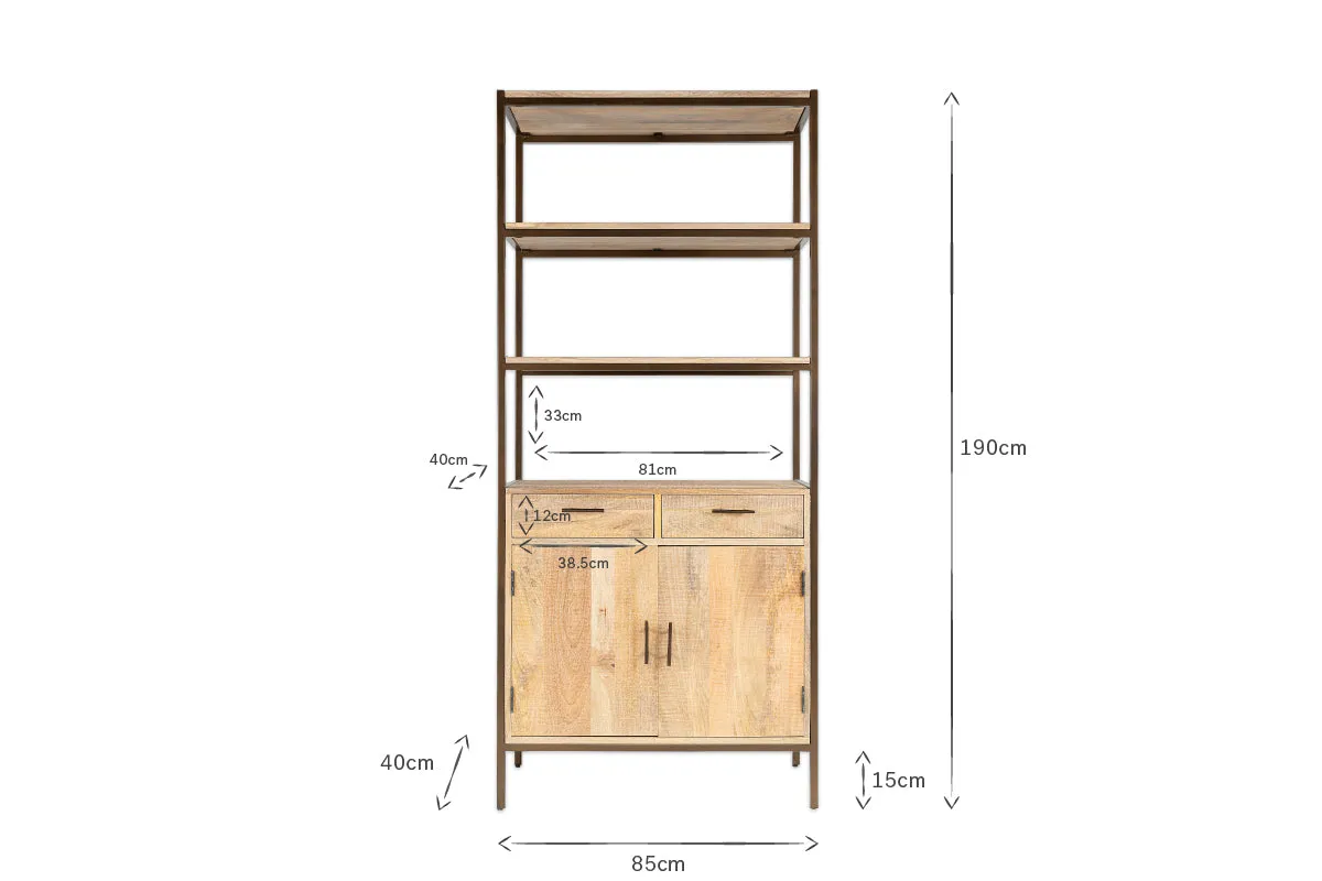 Dasai Mango Wood Storage Unit