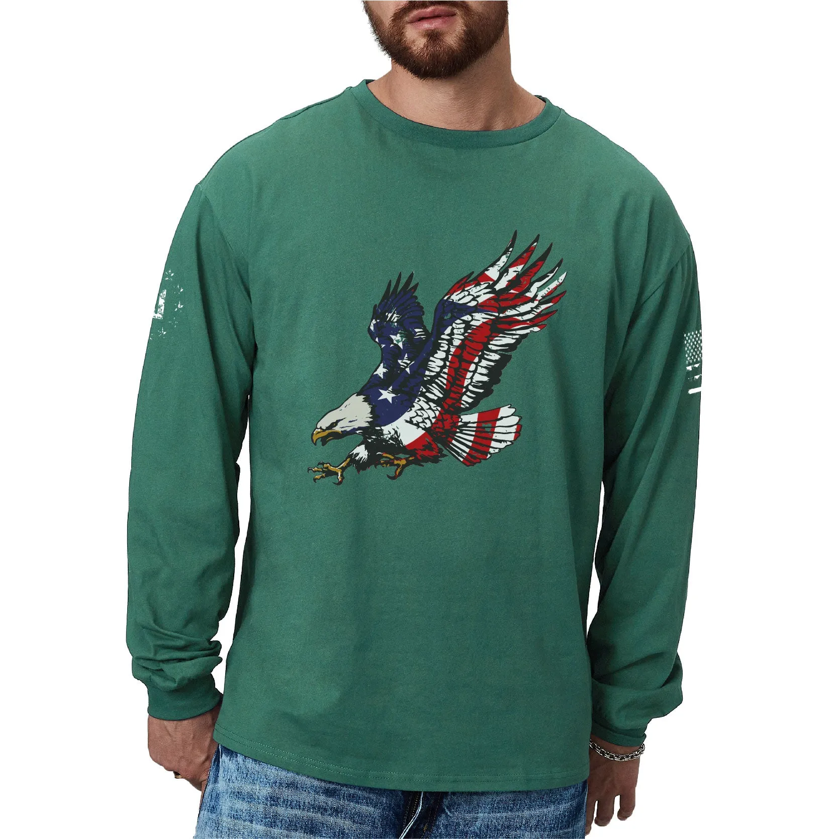 EAGLE GRAPHIC LONG SLEEVE T-SHIRT