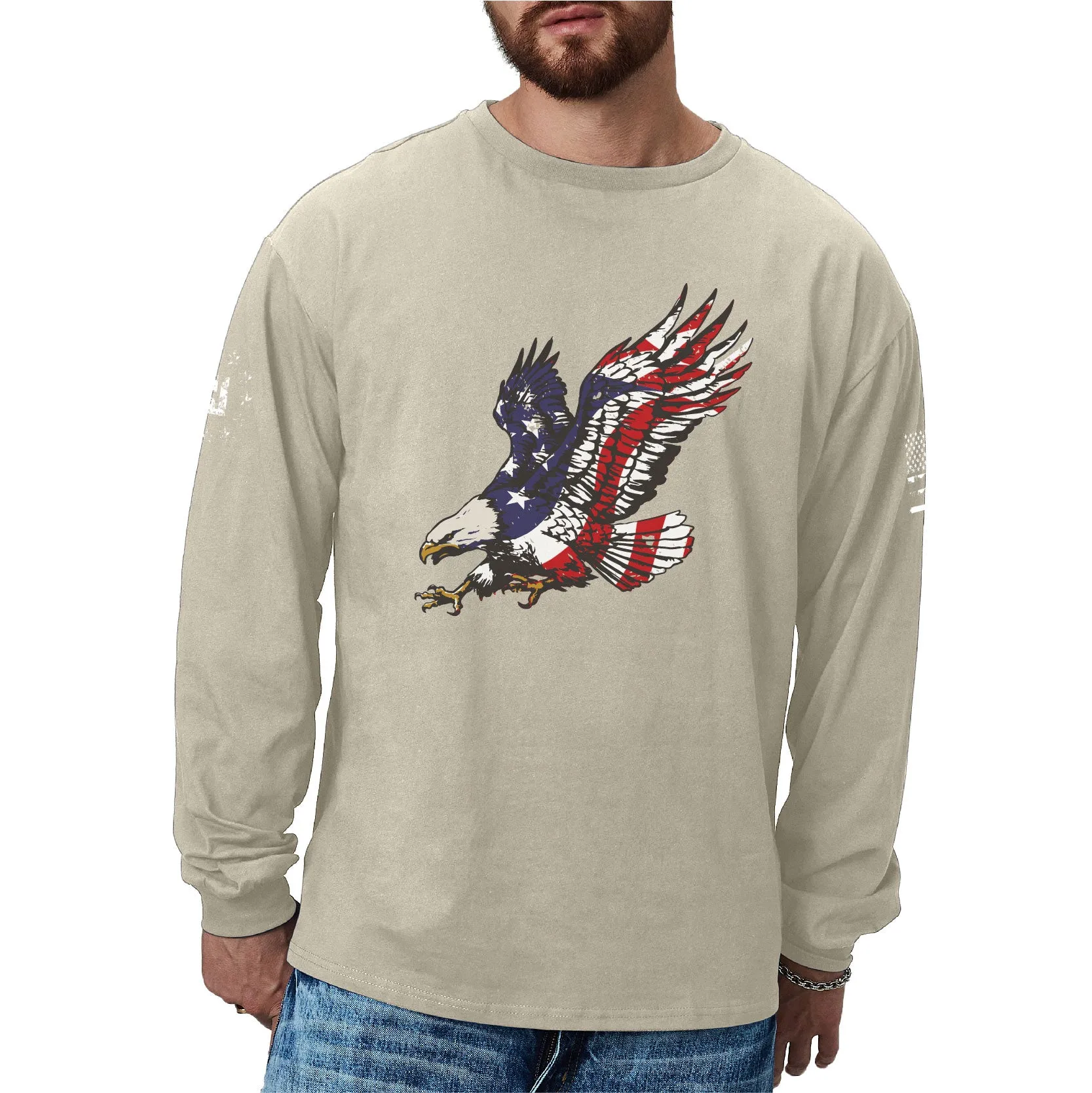 EAGLE GRAPHIC LONG SLEEVE T-SHIRT