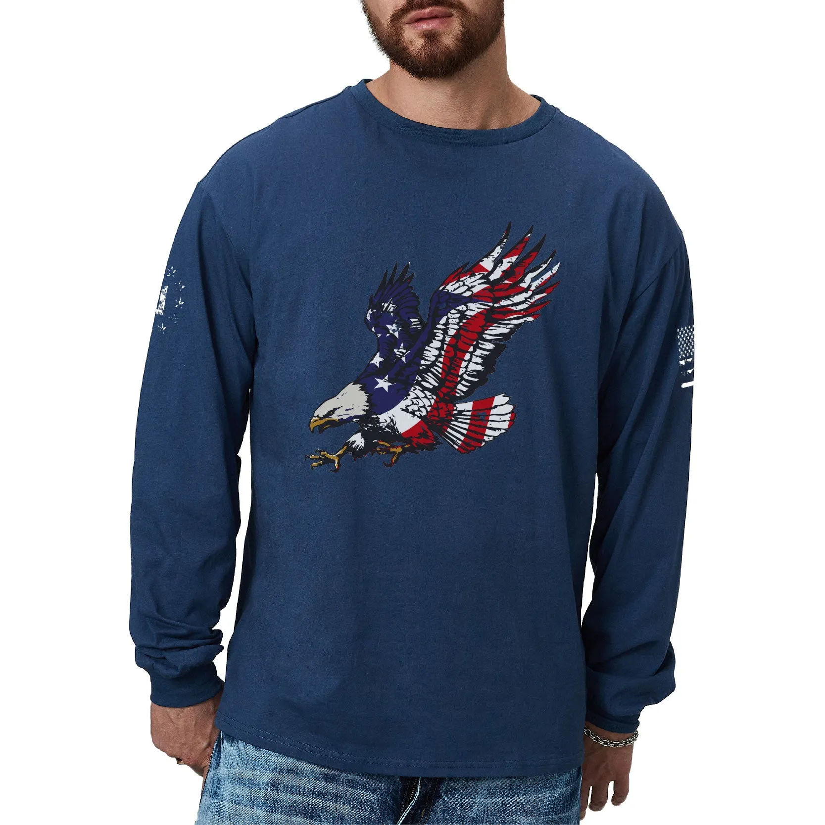 EAGLE GRAPHIC LONG SLEEVE T-SHIRT