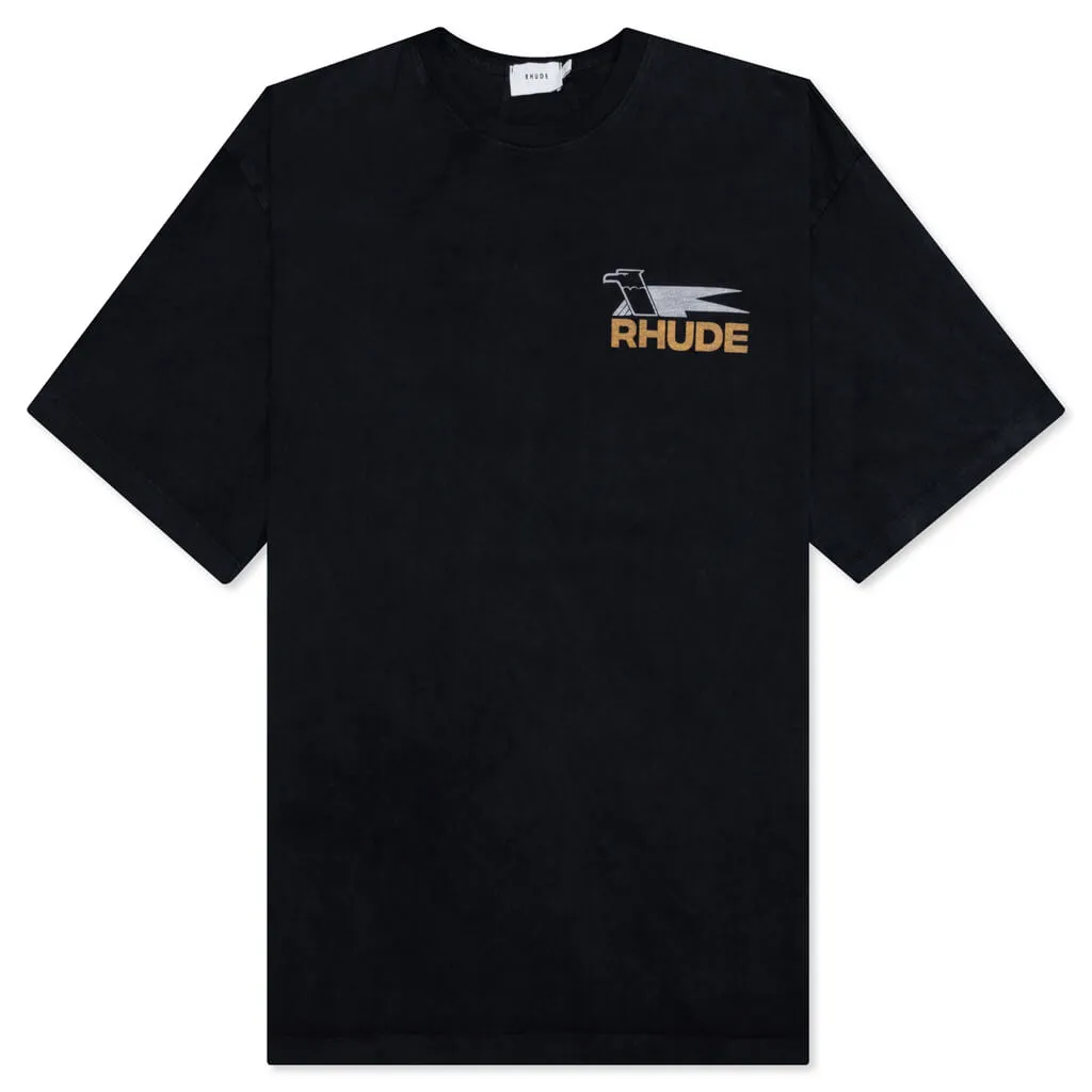 Eagle Logo Tee - Vintage Black