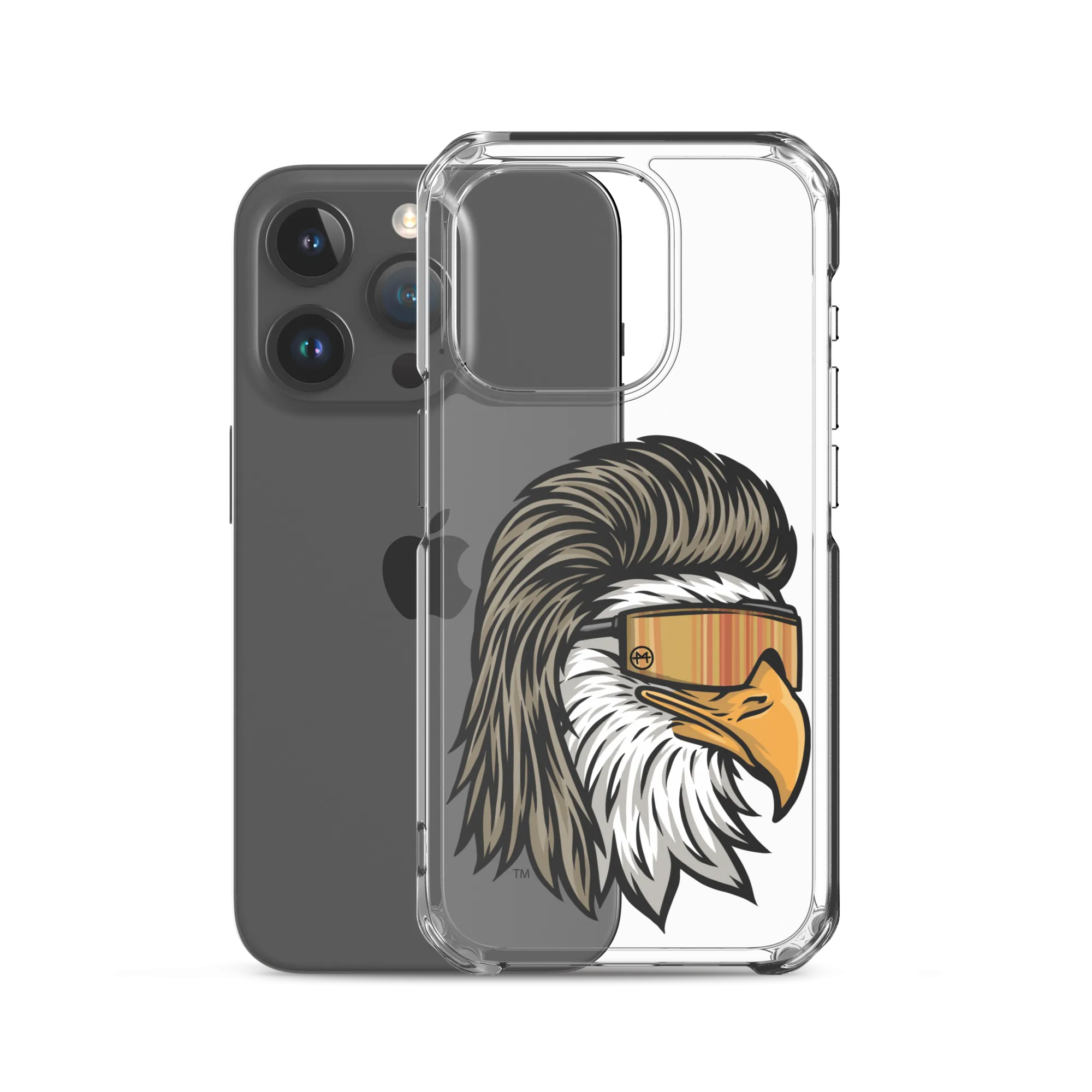 Eagle Mullet iPhone Case - Clear