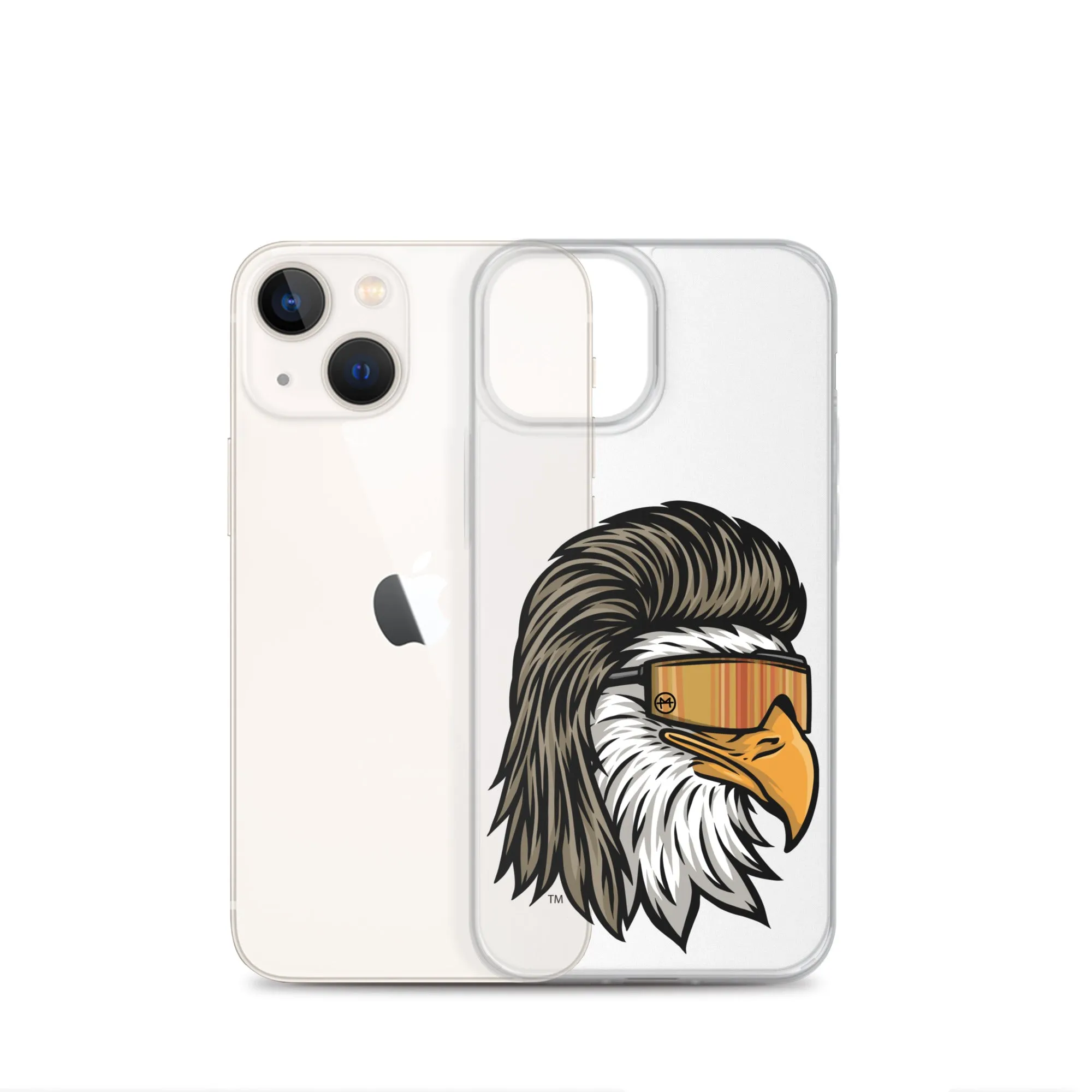 Eagle Mullet iPhone Case - Clear