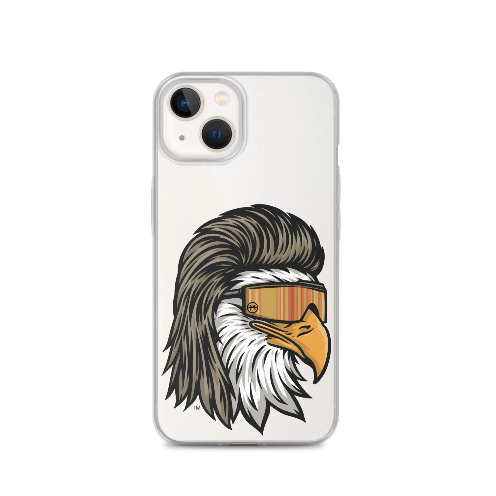 Eagle Mullet iPhone Case - Clear