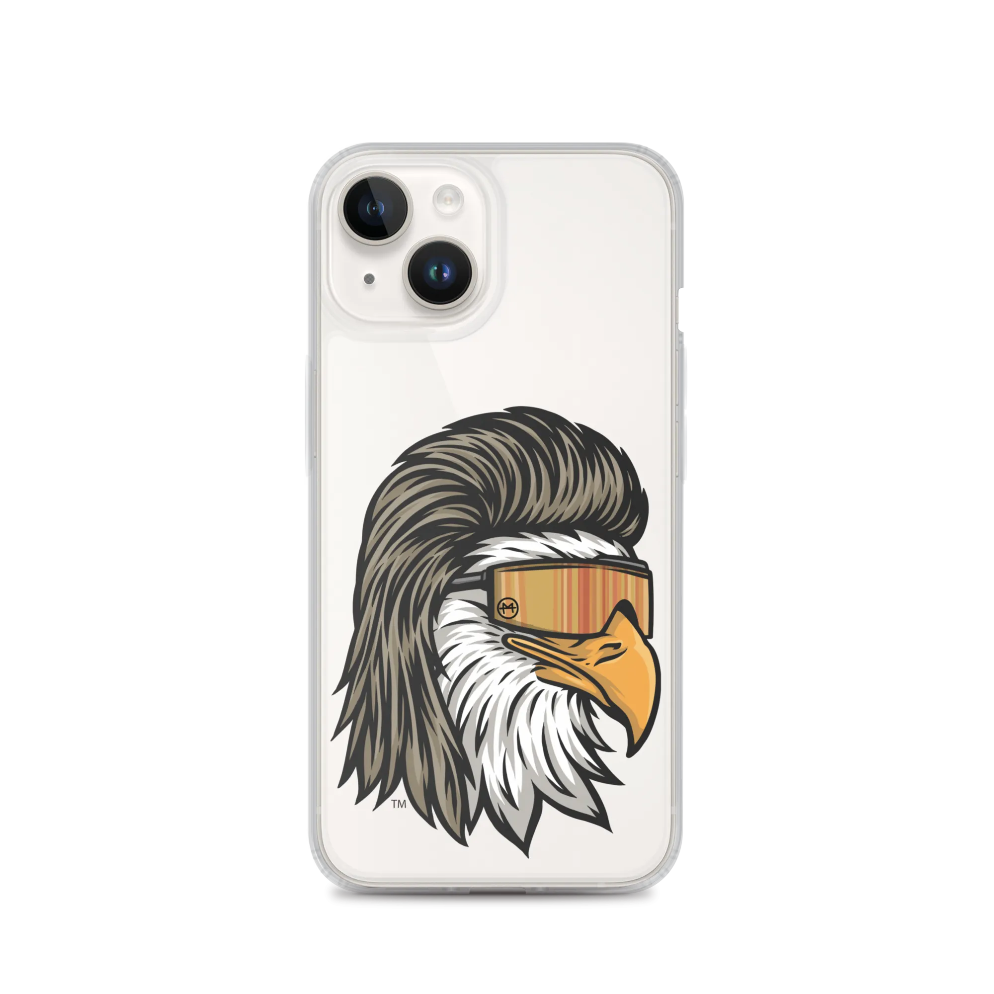 Eagle Mullet iPhone Case - Clear