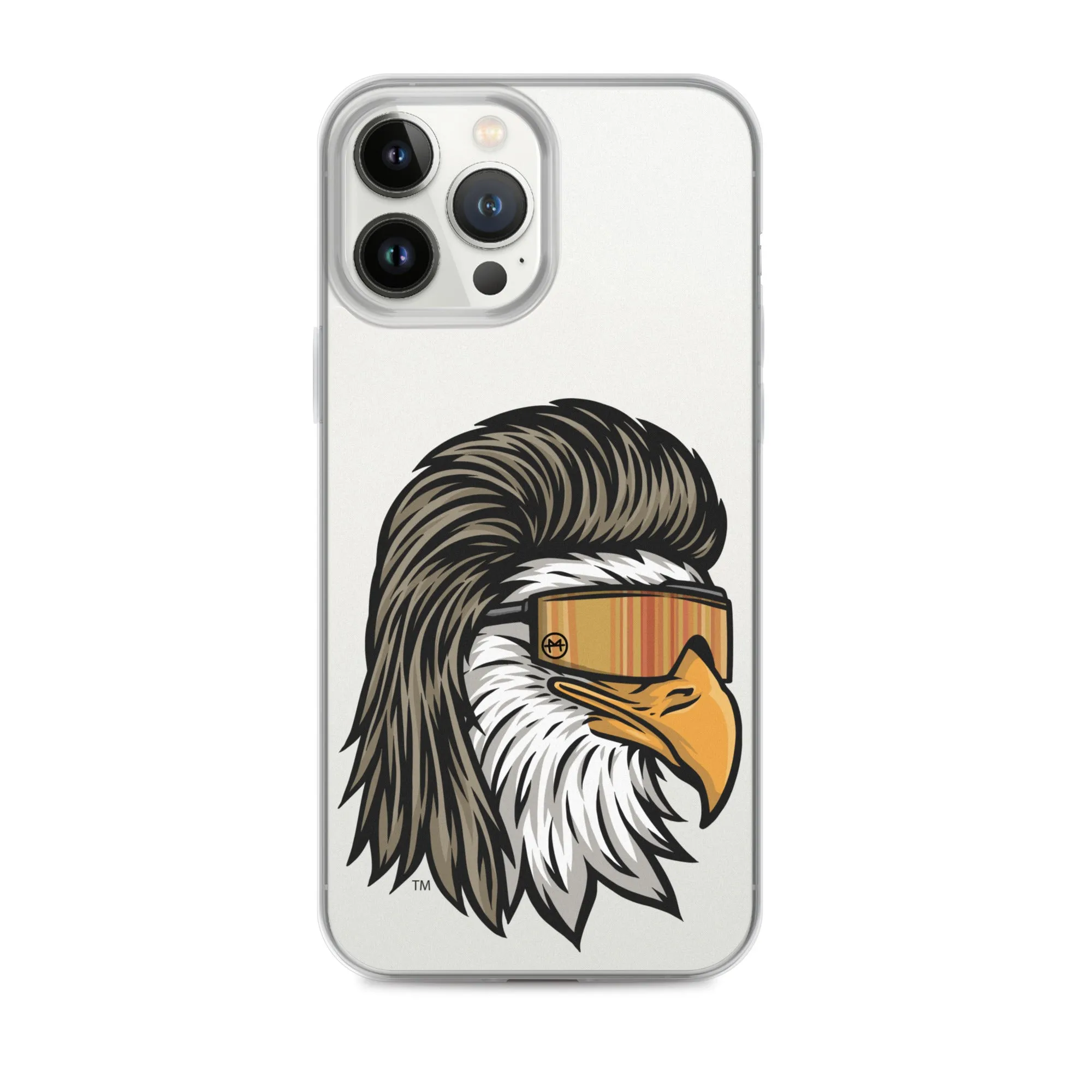 Eagle Mullet iPhone Case - Clear