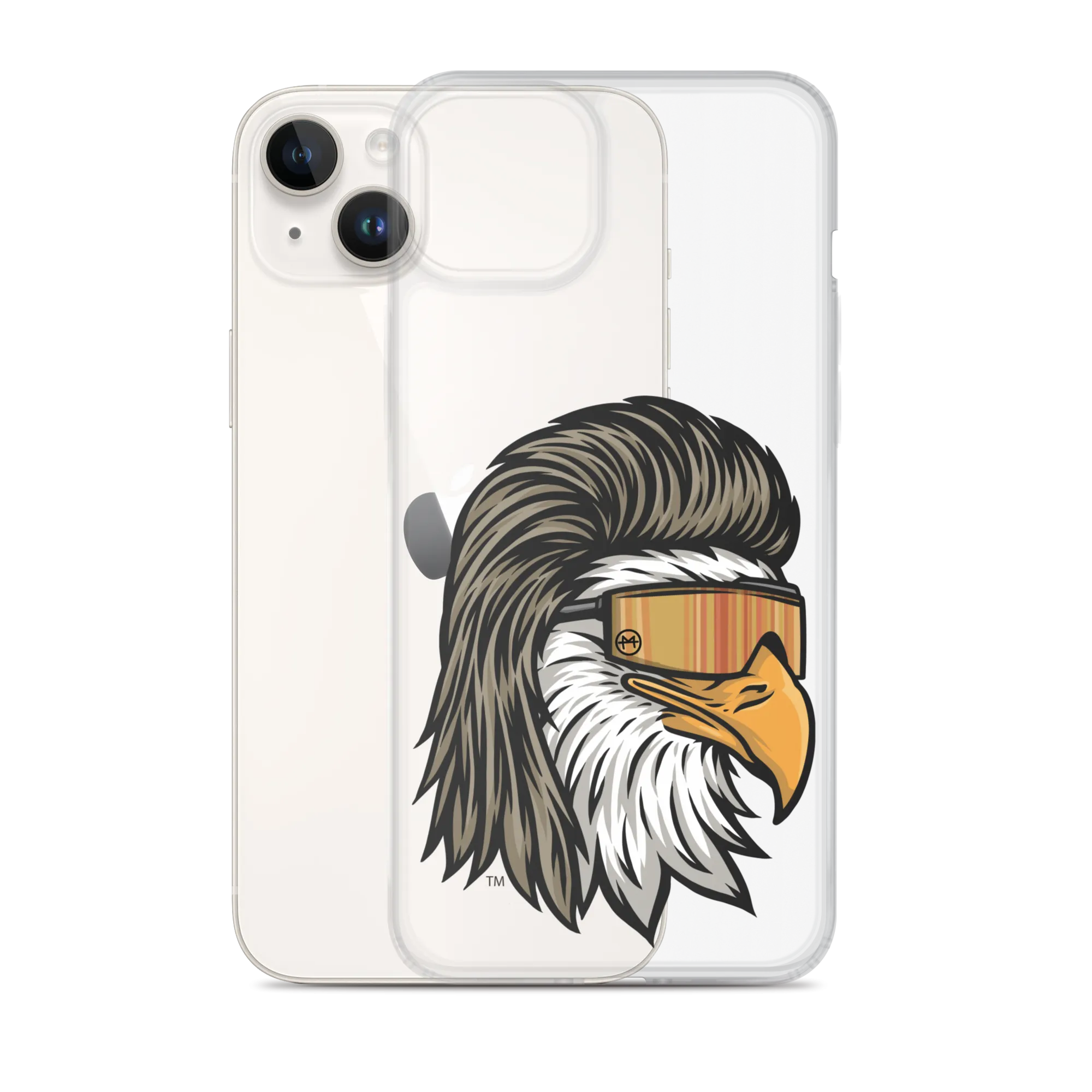 Eagle Mullet iPhone Case - Clear