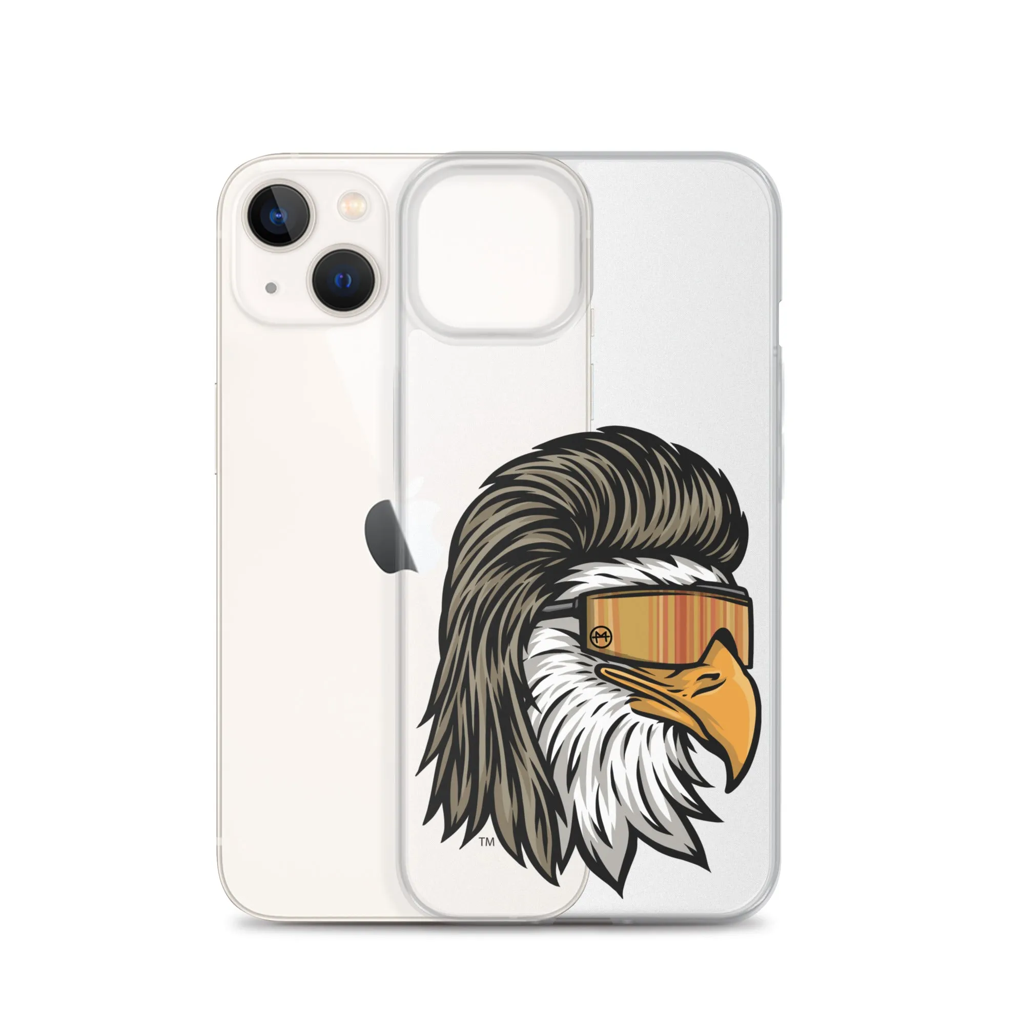 Eagle Mullet iPhone Case - Clear